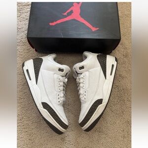 Size 12- Jordan 3 retro Mocha 2018 White and Brown Men's Shoes